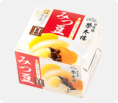 和菓子屋のみつ豆 （白みつ）