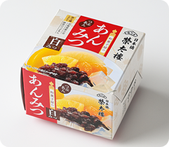 和菓子屋のあんみつつぶあん(白みつ)