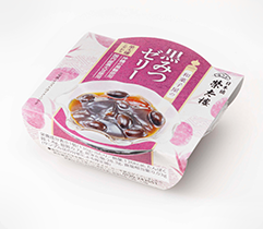 あんみつ・デザート 和菓子屋の黒みつゼリー