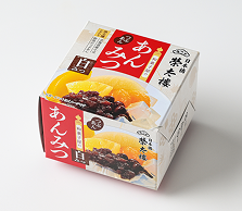 和菓子屋のあんみつつぶあん(白みつ)